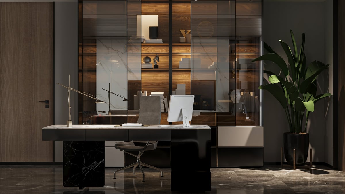 Personal tax preparation workspace